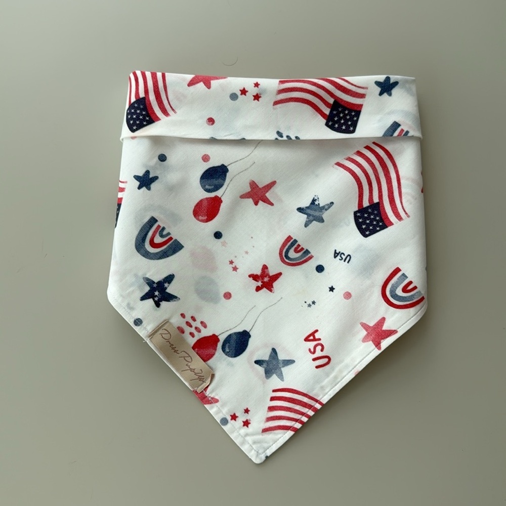 Patriotic Dog Bandana - Picture 2 of 7